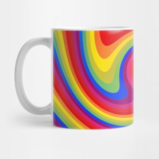 Melted Crayons Rainbow Mug